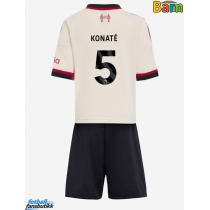 Liverpool Ibrahima Konate #5 Bortedraktsett Barn 2025-26 Kortermet (+ Korte bukser)